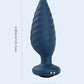 Vibreur anal rotatif Noah contrôlé par application - Bleu marine