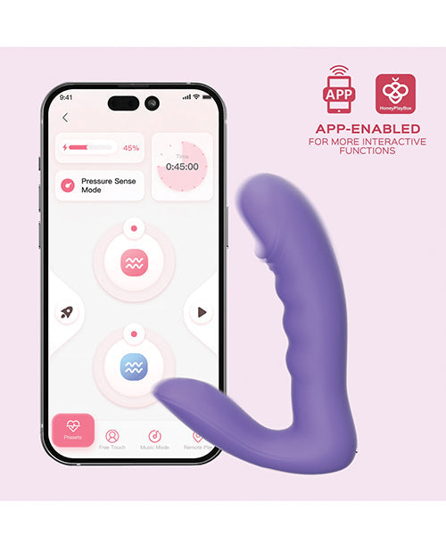 Vibreur RORA contrôlé par application | Vibreur G-spot rotatif | Vibreur clitoridien violet | Meilleur vibreur pour femme
