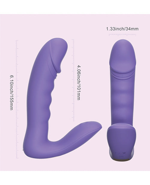 Vibreur RORA contrôlé par application | Vibreur G-spot rotatif | Vibreur clitoridien violet | Meilleur vibreur pour femme