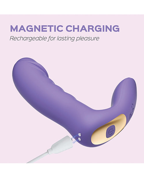 Vibreur RORA contrôlé par application | Vibreur G-spot rotatif | Vibreur clitoridien violet | Meilleur vibreur pour femme