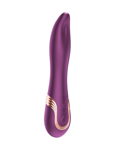 Vibrador para lamer oral tipo lengua giratoria - Morado
