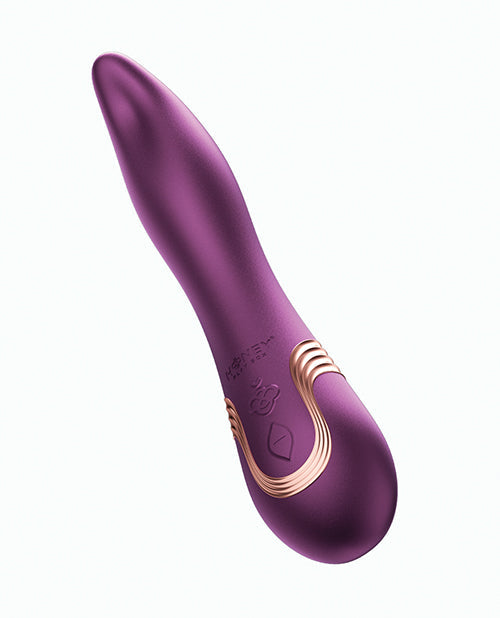 Vibrador para lamer oral tipo lengua giratoria - Morado