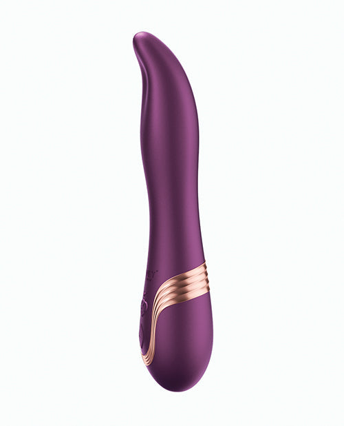 Vibrador para lamer oral tipo lengua giratoria - Morado