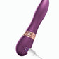 Vibrador para lamer oral tipo lengua giratoria - Morado