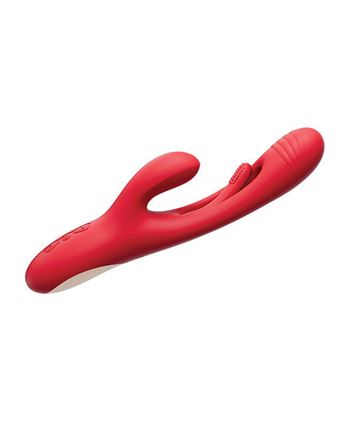 Vibromasseur point G Bora | Vibromasseur lapin vibrant | Vibromasseur clitoridien rouge | Meilleur vibromasseur pour femme