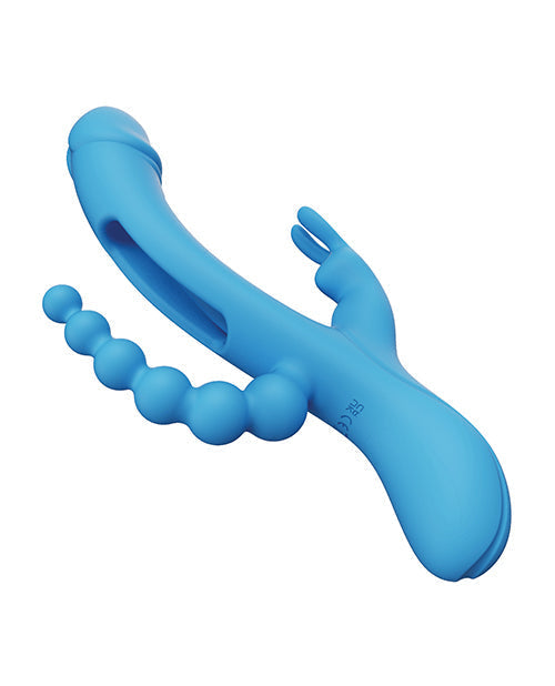 Trilux 4X G Spot Vibrator | Kinky Finger Rabbit Vibrator avec perles anales | Blue Clit Vibrator | Meilleur vibrateur pour femme