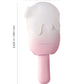 Masticable, con ventosa, golpeteo y vibración Crema Estimulante en Paleta - Rosa/Blanco