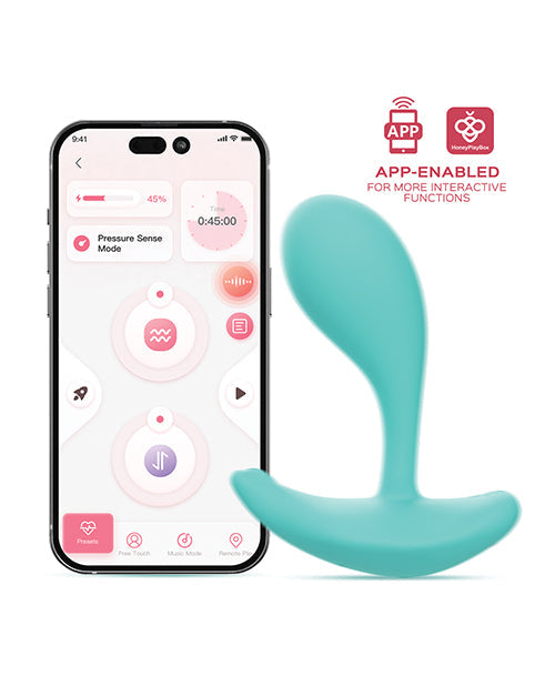 Oly 2 Vibrador wearable con aplicación y sensor de presión para clítoris y punto G - Azul