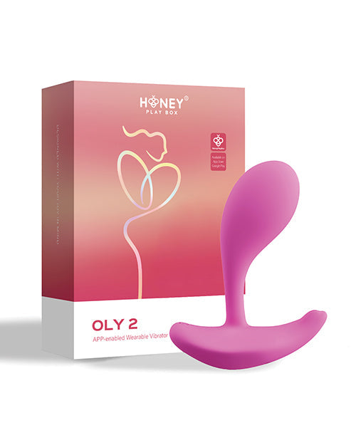 Vibreur Oly 2 avec capteur de pression, contrôle via application, pour clitoris et point G - Rose