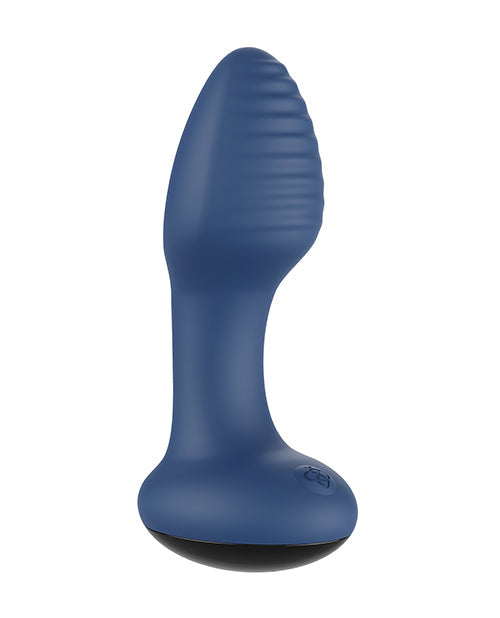 Vibromasseur plug anal rotatif Frenzy - Bleu