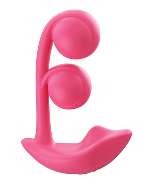 Vibrador de clítoris y punto G Melody Twin Balls - Rosa