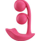 Vibrador de clítoris y punto G Melody Twin Balls - Rosa