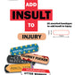 Add Insult to Injury Bandages w/Assorted Sayings - Box of 25