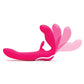 Vibrador Happy Rabbit | Dildo Strapless con Arnes | Vibrador Punto G Rosa | Vibrador de Clítoris | El Mejor Vibrador para Mujeres de 15 Modos