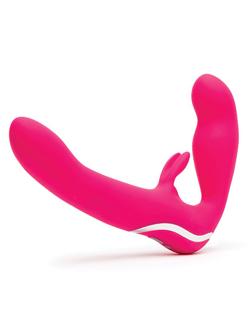 Vibreur Lapin Heureux | Godemichet sans Sangle | Vibreur Point G Rose | Vibreur Clitoridien | Meilleur Vibreur pour Femmes 15 Modes