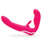 Vibrador Happy Rabbit | Dildo Strapless con Arnes | Vibrador Punto G Rosa | Vibrador de Clítoris | El Mejor Vibrador para Mujeres de 15 Modos
