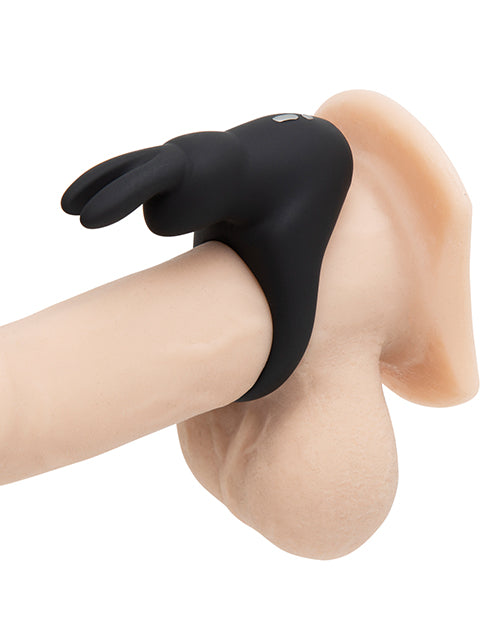 Anillo para el pene recargable Happy Rabbit - Negro