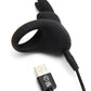 Anillo para el pene recargable Happy Rabbit - Negro
