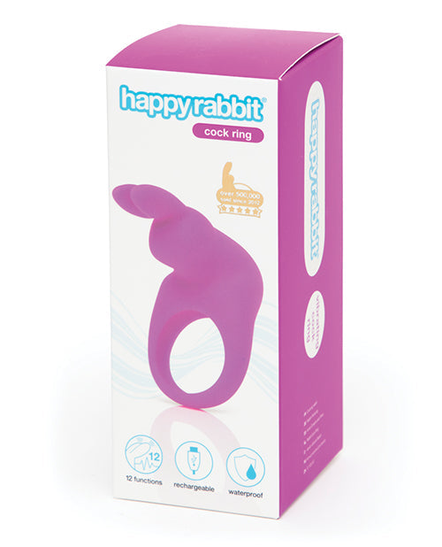 Anneau pénien rechargeable Happy Rabbit – Violet