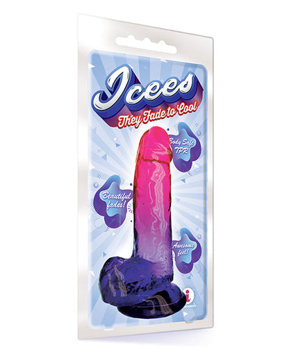 Dildo realista Shades Jelly | Dildo grande TPR degradado de 8 pulgadas | Dildo rosa grande | Dildo con ventosa