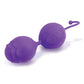 Bolas Kegel S de silicona de 9 - Morado
