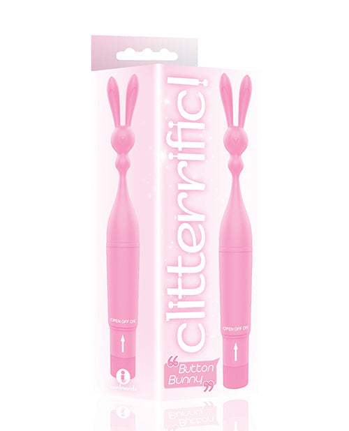 ¡El Clitterific de 9! Conejo Botón Estimulador Clitoriano - Rosa