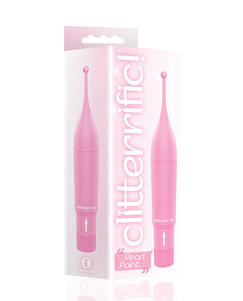 ¡Clitterific de 9! Estimulador Clitoriano Pearl Point - Rosa