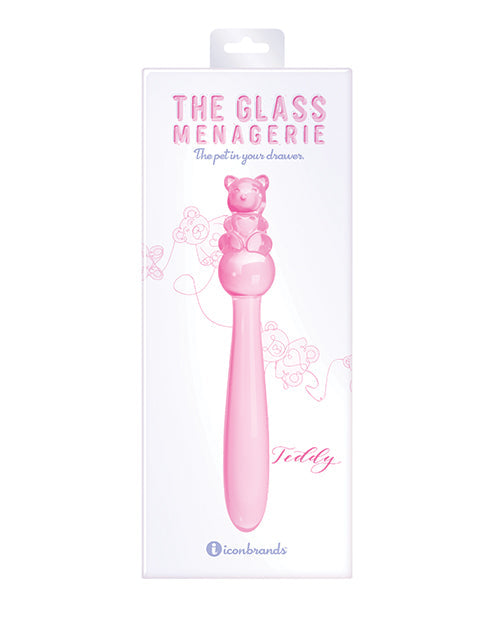 consolador realista Glass Menagerie | consolador de cristal Teddy | consolador rosa | el mejor consolador | consolador grande