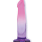 Gode réaliste en gelée Shades | Gros gode TPR dégradé de 6 pouces | Petit gode violet-rose
