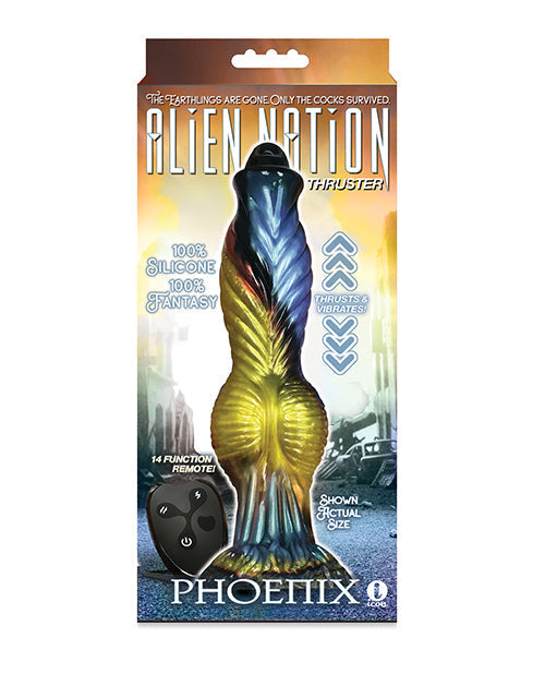 Dildo de empuje Alien Nation | Dildo vibrador Phoenix | Control remoto