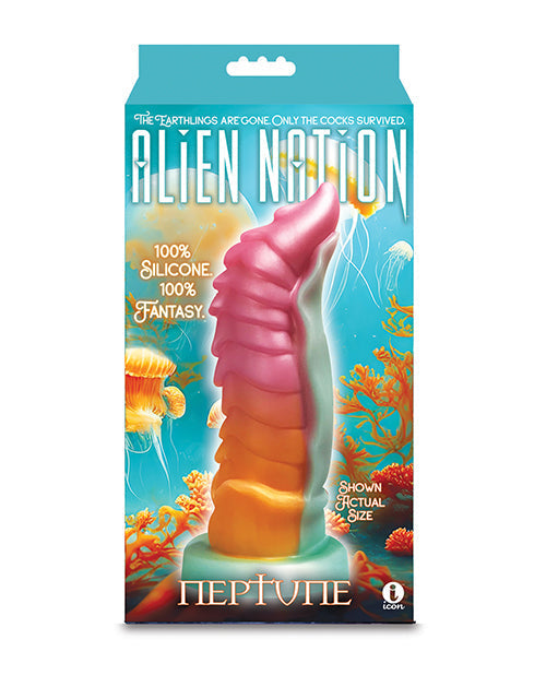 Gode ceinture Alien Nation | Gode en silicone Neptune | Gode à ventouse