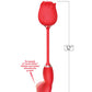 Vibromasseur Wild Rose Succion et Viens Par Ici - Rouge