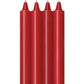 9 bougies de massage parfumées à la cire tiède, qui fondent et coulent doucement sur la peau. - Pack de 4 bougies Rouge Ardent