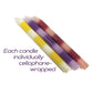 Bougies Chaleur Fondante Sensuelle Make Me Melt 9's - Lot de 3 Rayures Pastellines