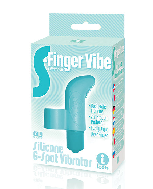 Vibromasseur S-Finger 9 - Bleu