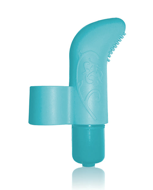 Vibrador de dedo S-Finger de 9 velocidades - Azul