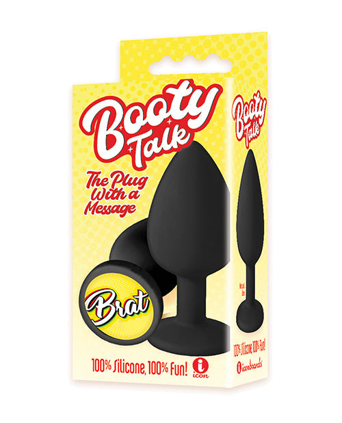 9's Booty Calls Brat Plug - Noir