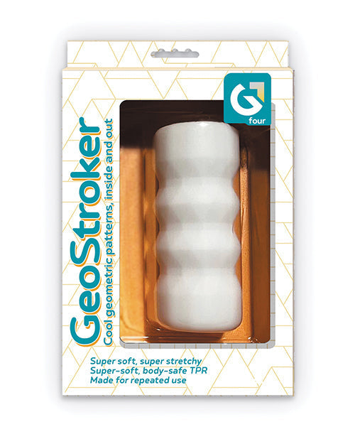 GeoStroker Cuatro Stroker ultrasuave de 5" - Blanco