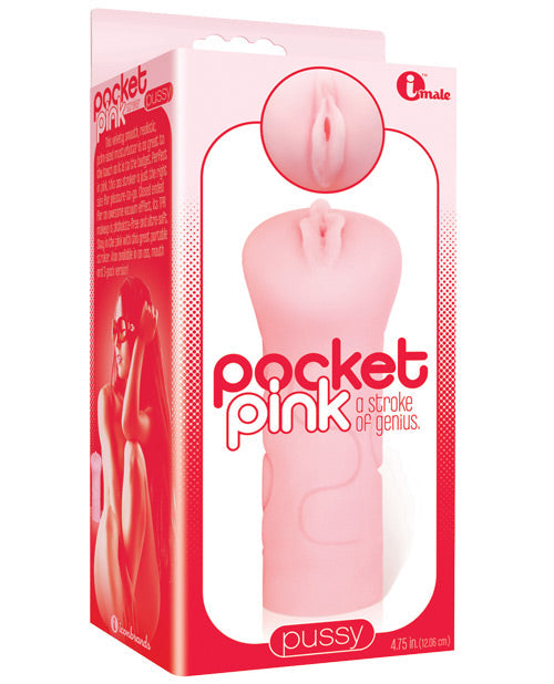 Mini masturbateur de poche rose pour homme Icon Pussy