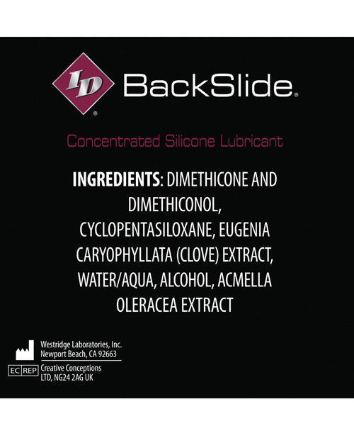ID Backslide Lubricante Anal - 4.4 oz
