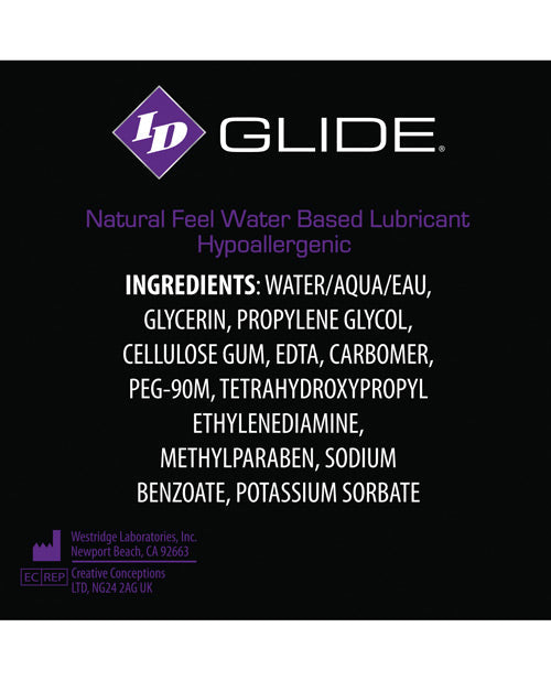 Lubricante a base de agua ID Glide - Frasco con tapa abatible de 2.2 oz