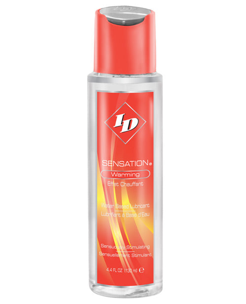 Lubrifiant Chauffant à Base d'Eau ID Sensation – Flacon de 130 ml avec Bouchon Flip-Top