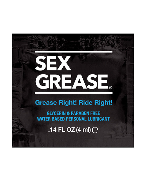 Lubricante íntimo a base de agua Sex Grease - Foil de 4ml