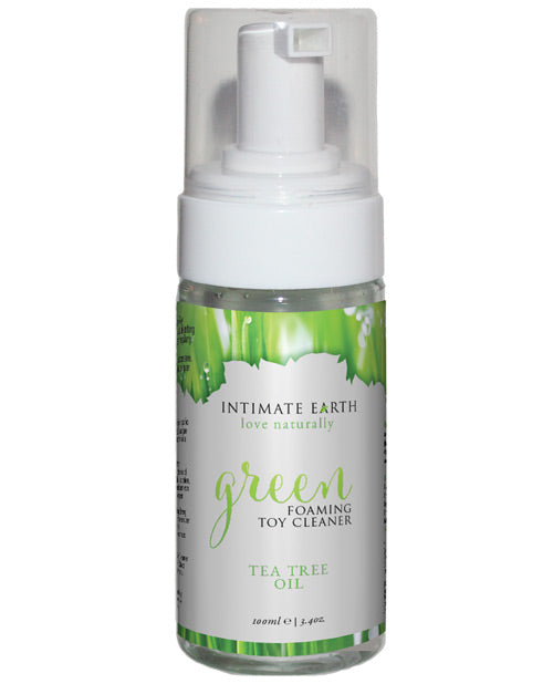 Limpiador de Juguetes Espumoso Intimate Earth - 100 ml Aceite de Árbol de Té Verde