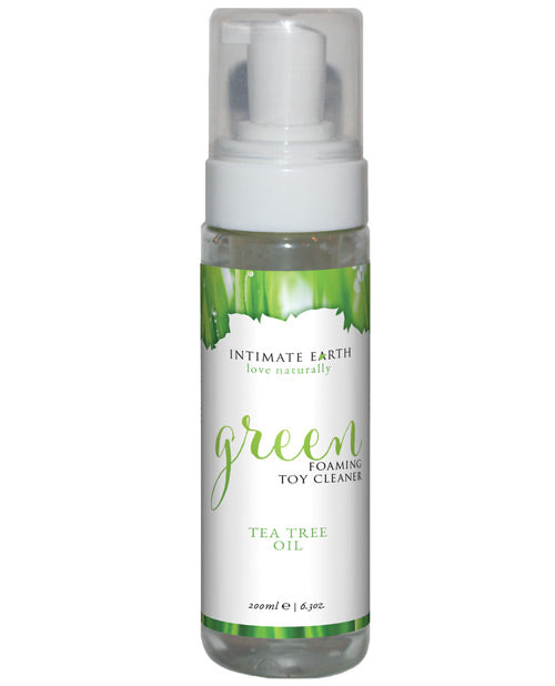 Limpiador espumoso para juguetes Intimate Earth - Aceite de árbol de té verde de 200 ml