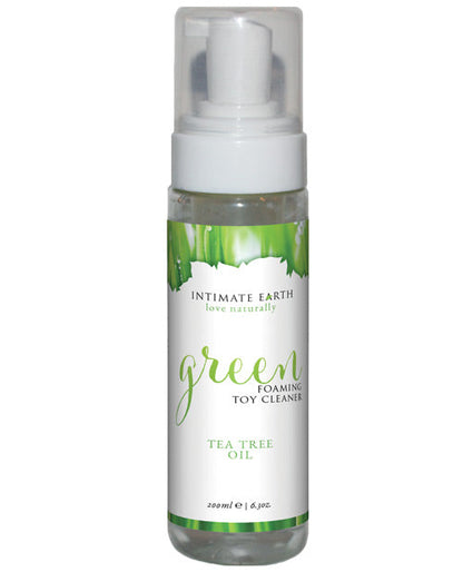 Limpiador espumoso para juguetes Intimate Earth - Aceite de árbol de té verde de 200 ml