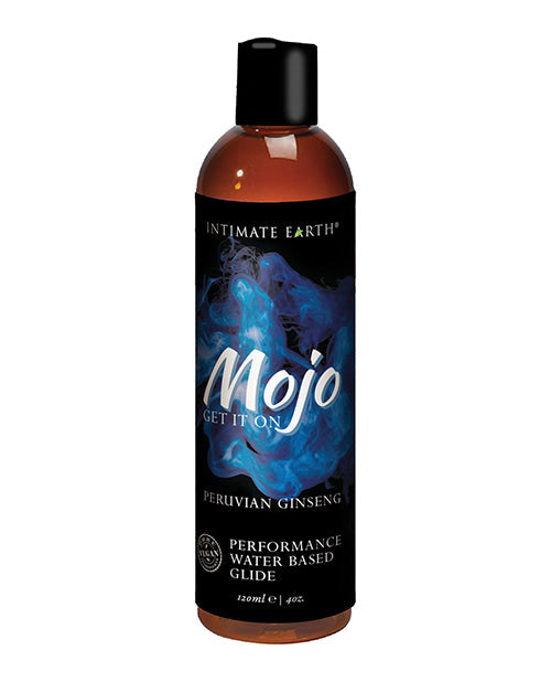 Lubrifiant de performance à base d'eau Intimate Earth Mojo - Ginseng péruvien 120 ml