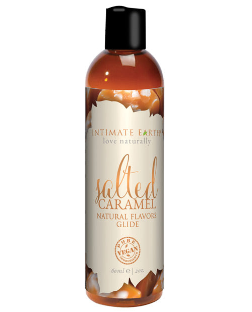 Intimate Earth Lubricante de Sabores Naturales Glide - Caramelo Salado 60 ml