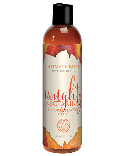 Intimate Earth Lubricante de Sabores Naturales Deslizante - 60 ml Melocotones Traviesos