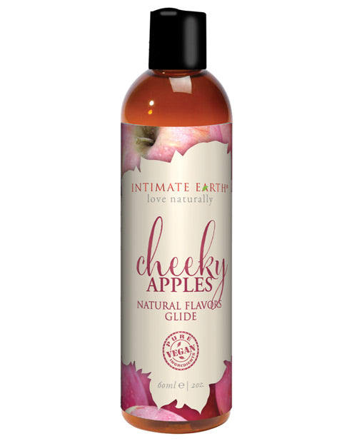 Intimate Earth Natural Flavors Glide - 60 ml Manzanas Traviesas